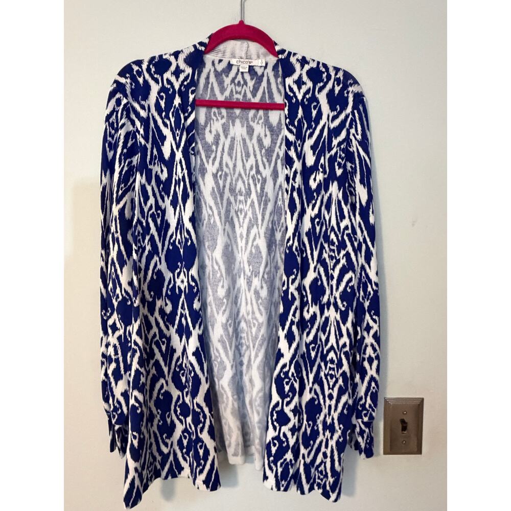 Chico's 2 (14) Large Cardigan Worn 1x